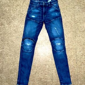 G Star Raw 5620 3D Zip Knee